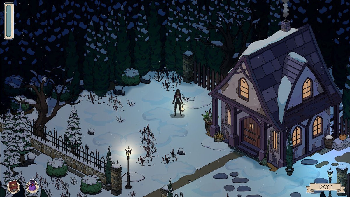 myPotatoGames's tweet photo. Crimson Hollow is a Fantasy and life sim game set inside a cozy magical village. Explore your new home, befriend and help the many unique villagers. Learn magic, craft potions and master the art of fishing, alchemy, blacksmith ing, herbalism and so much more. Steam soon. ☺️ https://t.co/yN19LYfuuL
