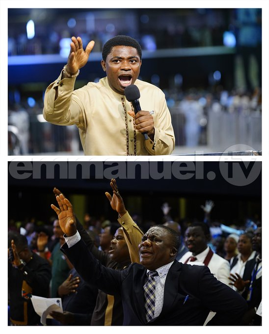 TBJoshua_FR's tweet photo. L'évangéliste James dit aux fidèles : "Tout ce qui n'a pas été planté par Dieu dans votre système, et qui vous cause des maladies, est déraciné, au nom de Jésus !" https://t.co/t3YjXwyOak