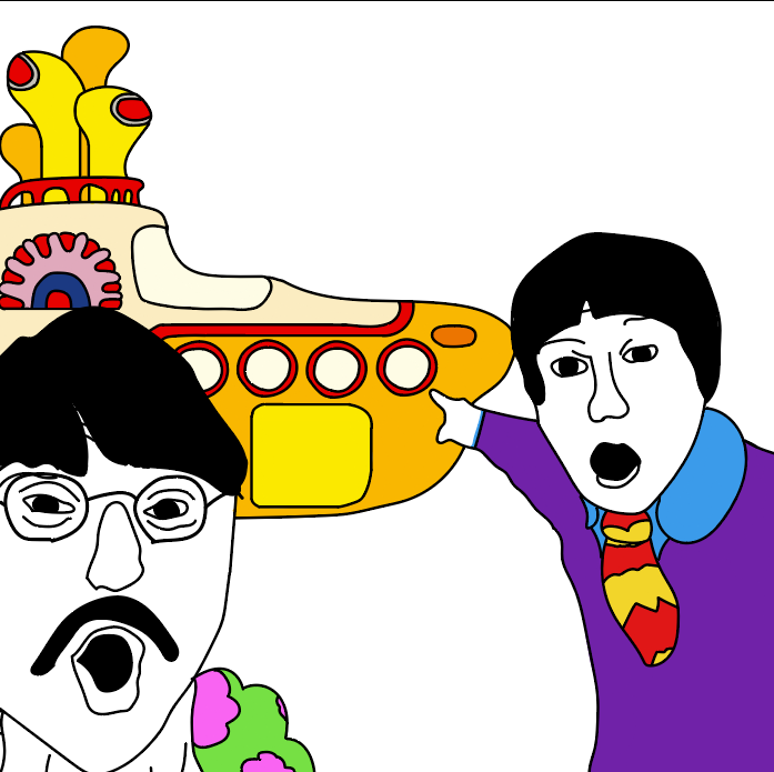 TamildinMC's tweet photo. I completely forgot I made this a while ago and it just popped back up so I thought I might as well share it with everyone again...

Meet John and Paul's Soyjack

#TheBeatles #yellowsubmarine https://t.co/HcSEDBXUoX