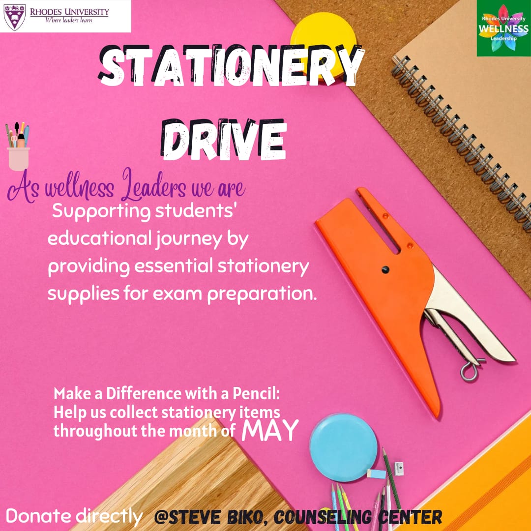 LeadersRu's tweet photo. make a difference this exam period✍️
donate at Steve Biko (counseling center) throughout the month of May 💖 https://t.co/rAfEKzWOU6