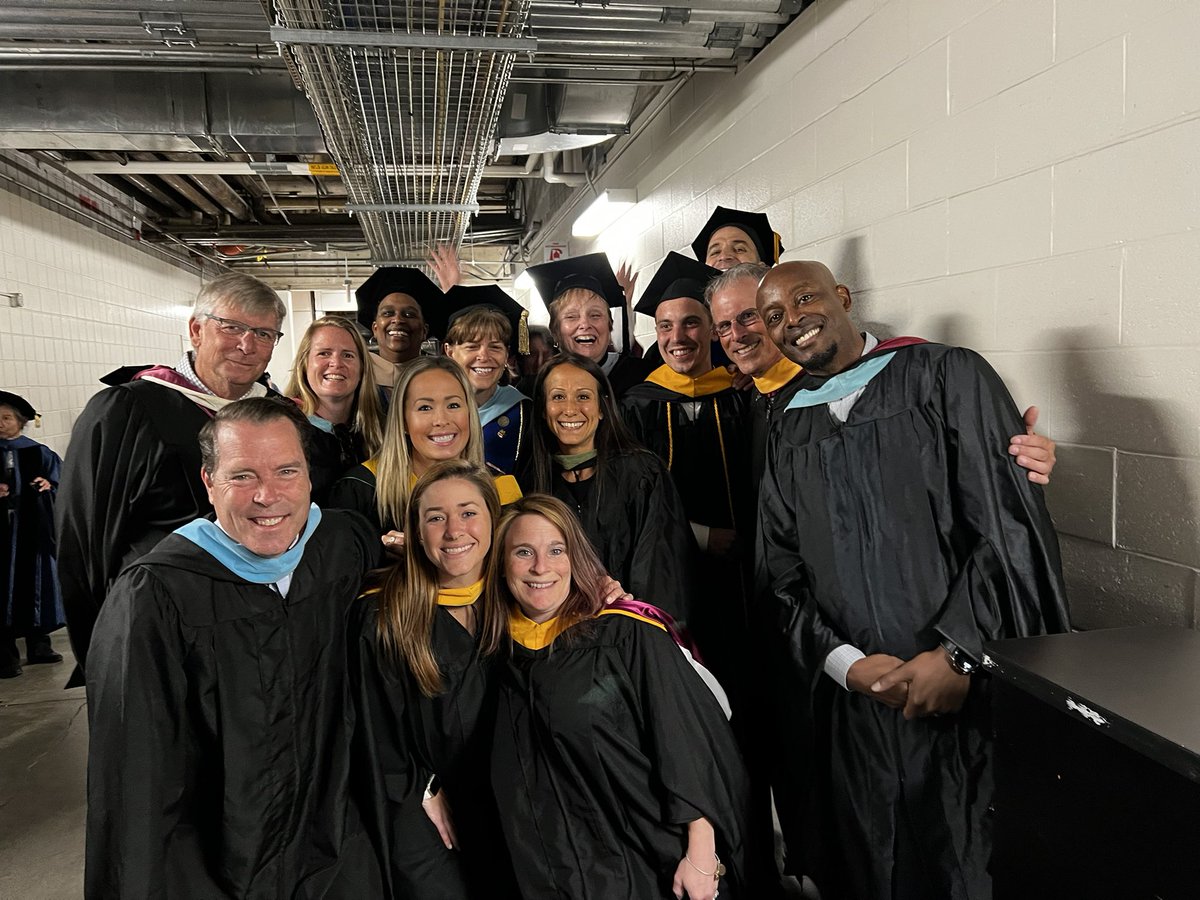 CoachSteinman's tweet photo. PEHE is ready for undergraduate commencement🔻 https://t.co/jhNHaHuYud