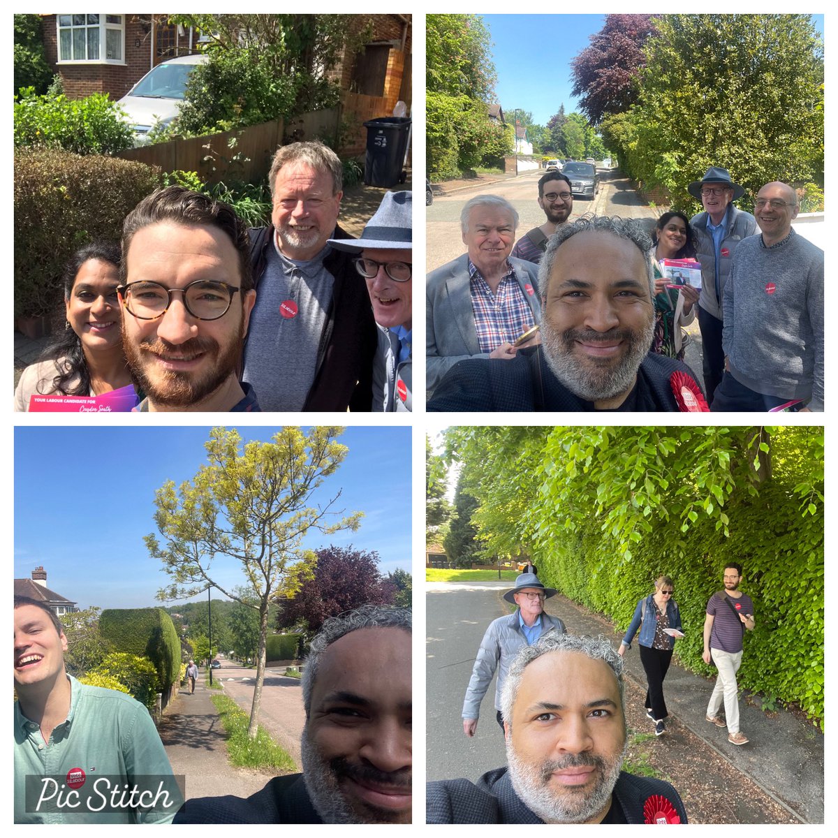 BenJLTaylor's tweet image. Thanks to everyone who came out today, members from every corner of Croydon, as well as our neighbours from Streatham. Sunny in Sanderstead and lots of people willing to hear our message. 

It’s said someone needs 8 interactions from a party to change their vote and a lot of the…