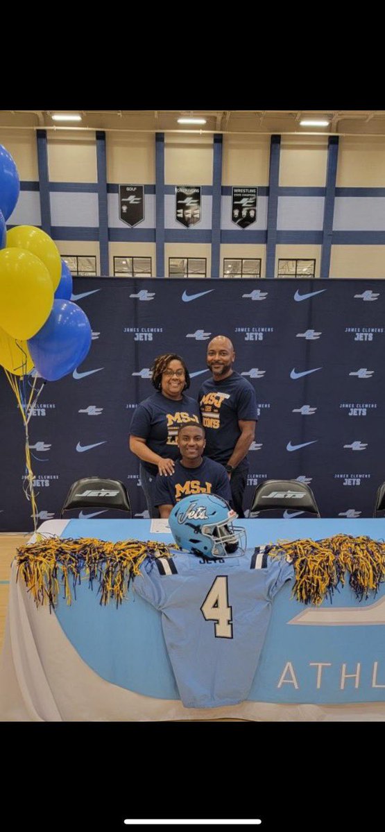 JCJetsFootball's tweet image. @CamdenWells4 joins the #NextlevelJet family after signing Thursday with @MSJ_FB ! Congratulations Cam! #GoJets