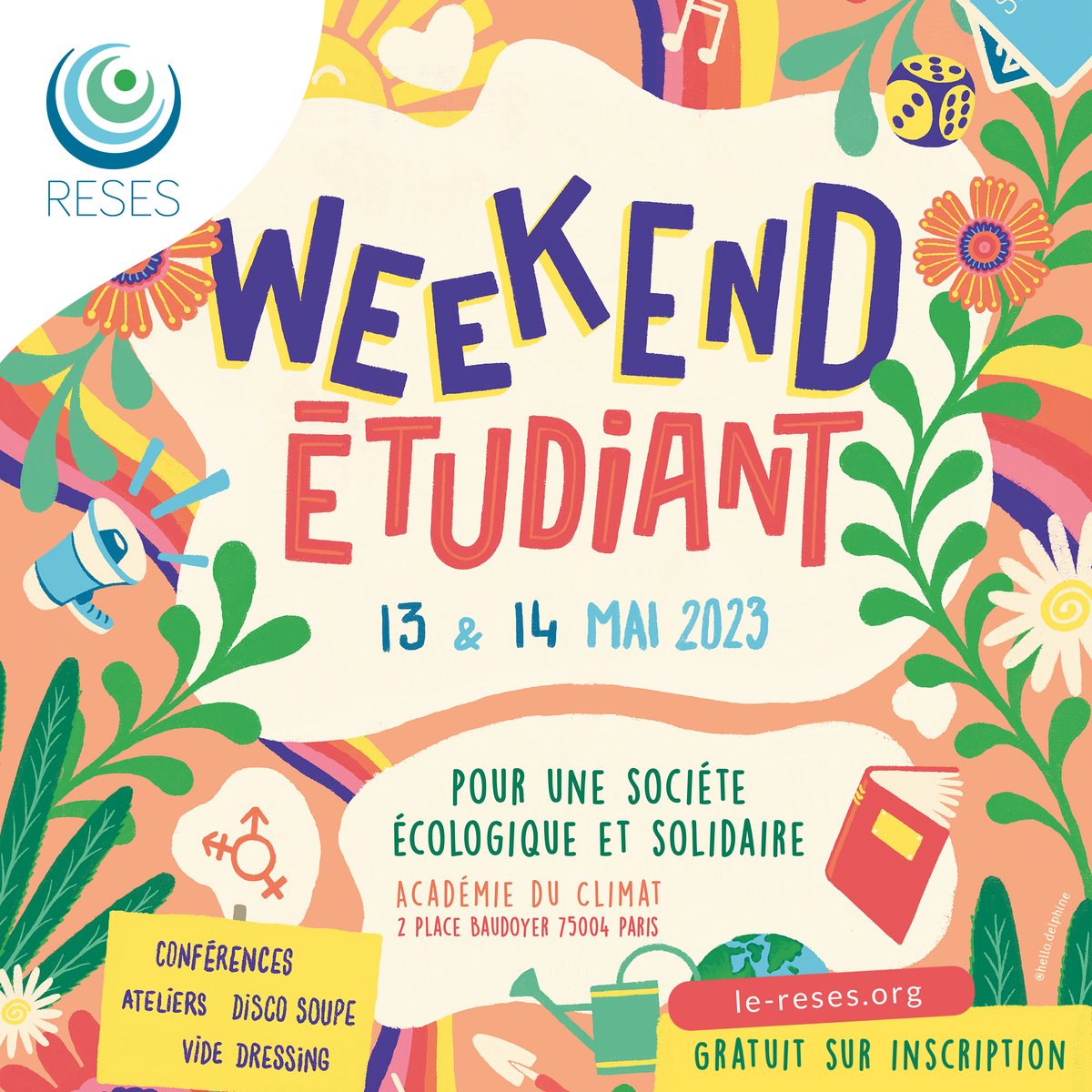 Je suis présent aujourd'hui pour <a href="/OCampus_Orleans/">ÔCampus</a> au #WESES.  

L'occasion d'échanger avec le réseau associatif du @le_RESES et de gagner en connaissance et compétences, grâce aux #formations et #conférences sur l'#environnement et l' #engagement.  

Bravo au RESES !!🌍