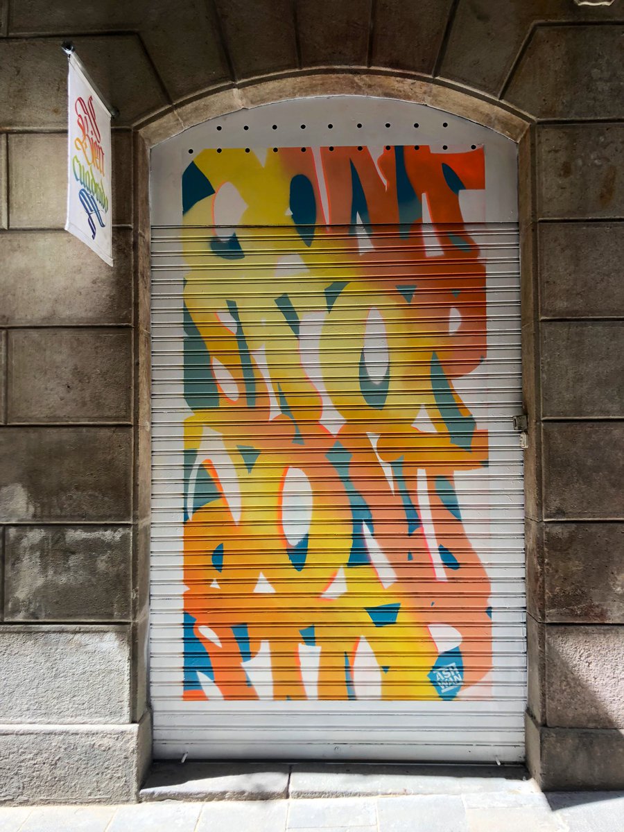 New #persiana painted by <a href="/ashwanarts/">ashwan</a> at BienCuadrado #artiststudio  in the #gothicquarter #barcelona