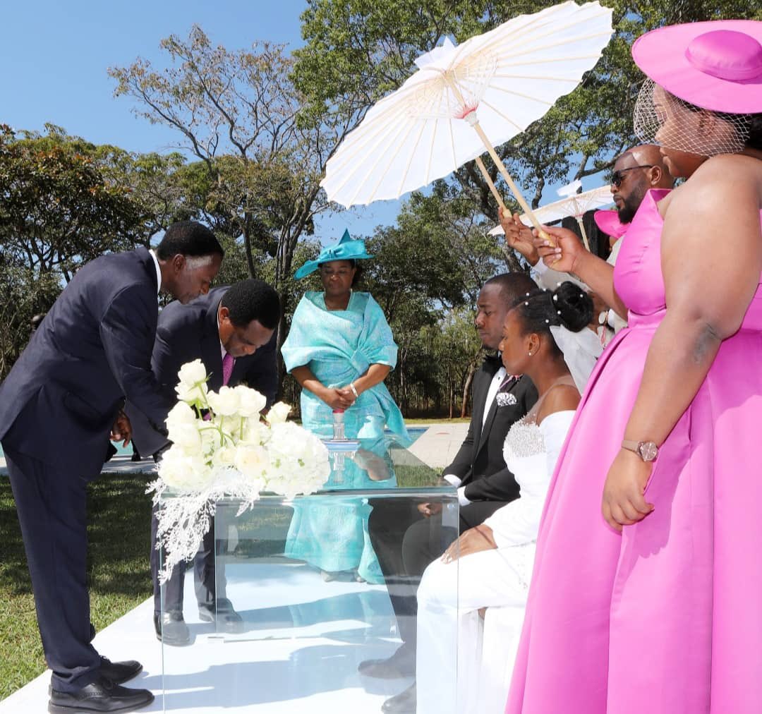 We are delighted and extremely proud to have given our daughter, Miyanda, in marriage to our new son-in-law, today.
We pray for a successful marriage and God's guidance as the newlywed couple embarks on this new and exciting journey together. 
Congratulations to both of you!