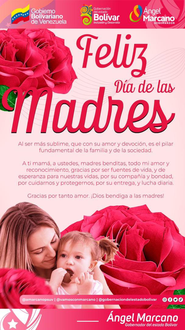 amarcanopsuv's tweet photo. En el día de las madres vayan mis bendiciones y agradecimiento a las mujeres que forjan la Patria : no
se rinden ni se rendirán jamás !!! https://t.co/5dWtaUNazm