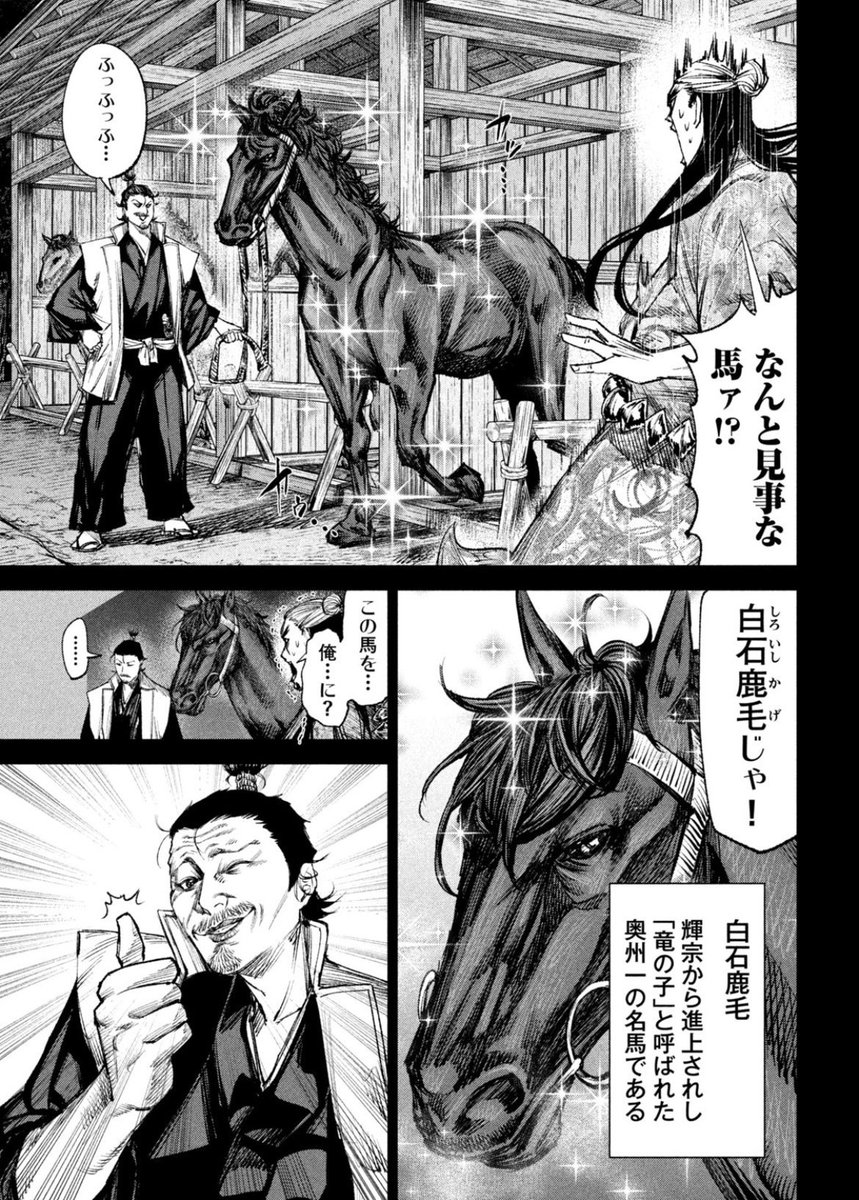 ちなみにこの本多忠勝が騎乗してるのは 『龍の子・白石鹿毛』です🐎🤔