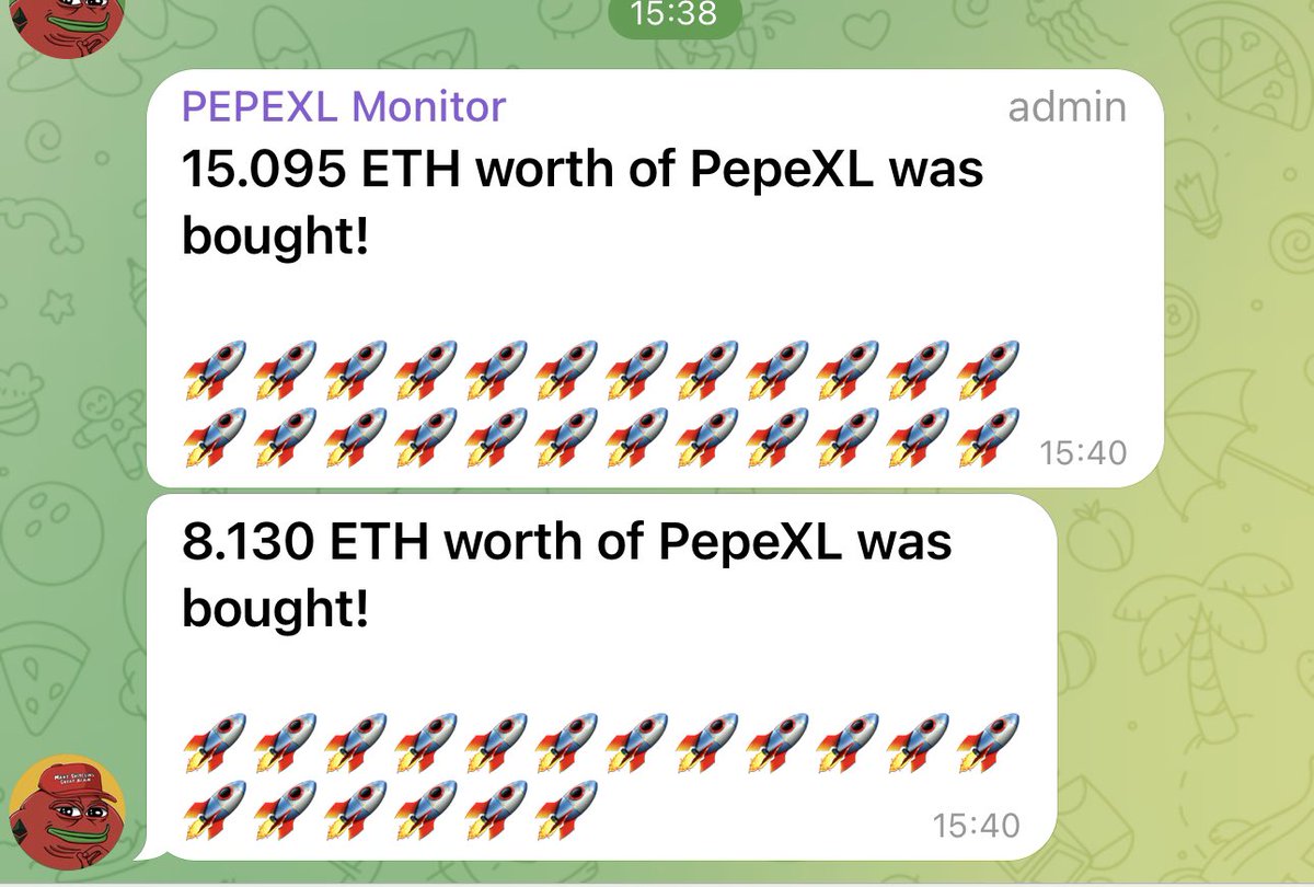 Bitcoinhabebe's tweet photo. 23 #ETH Worth of $PEPEXL Just bought 🔥 https://t.co/MSbfbAsdqE