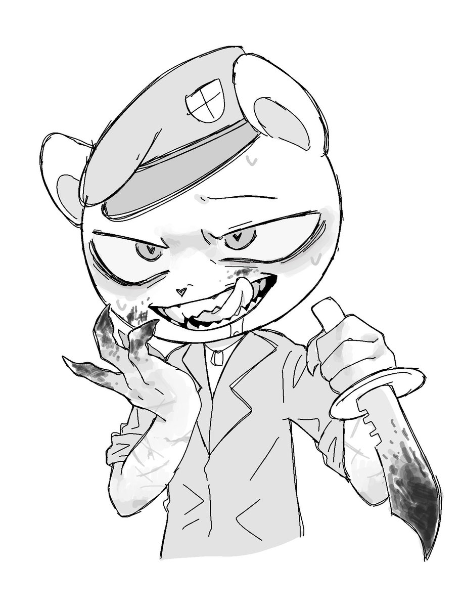 歯と爪が描きたかった