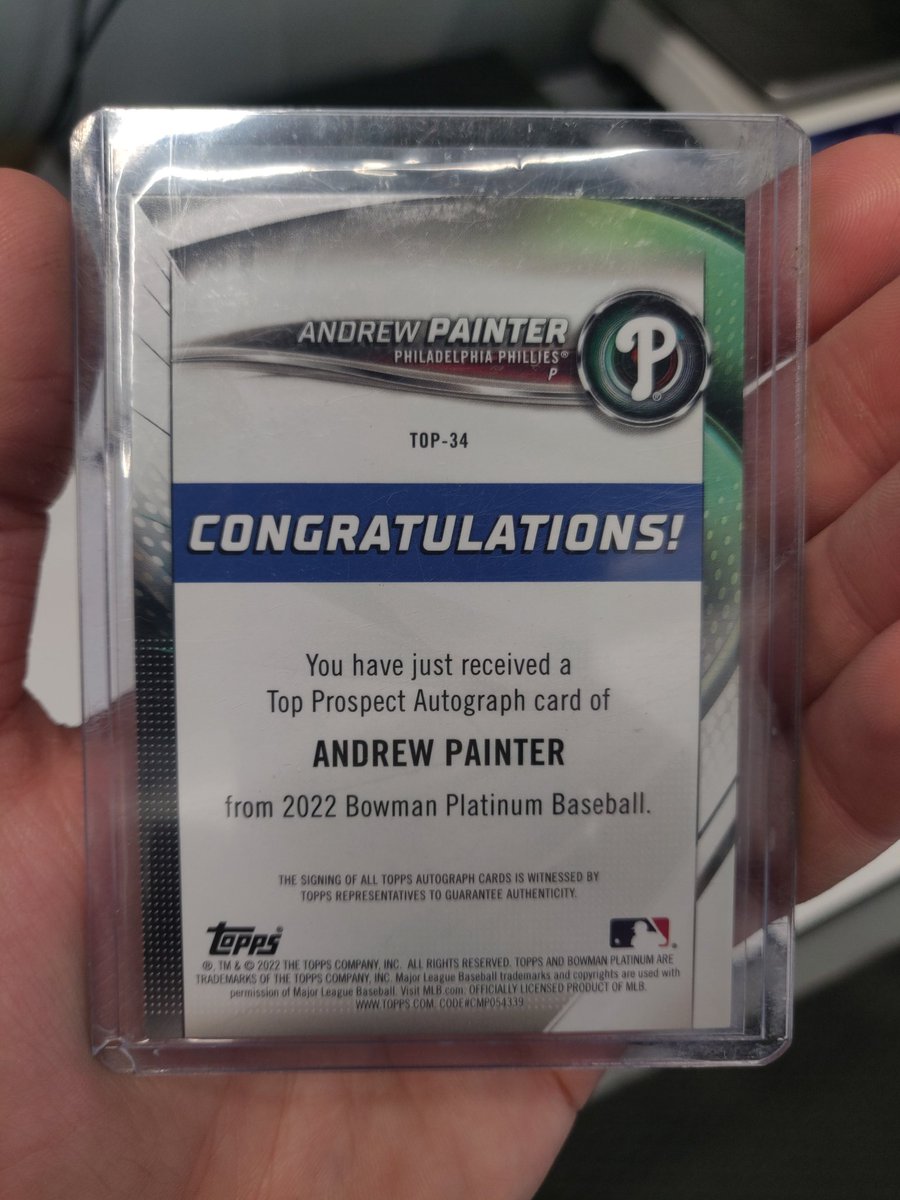 SlenderNFT's tweet photo. @TomIrishfan901 @sports_sell @CardboardEchoes Painter Bowman auto $40
Painter Leaf auto $30 https://t.co/2FYh9aBss5