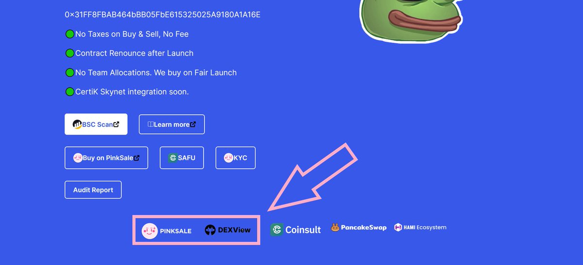 pinkecosystem's tweet photo. From all of us here at #Pinksale, we'd like to extend a warm welcome to the Pepe On Chain team.

👌Pinksale continues to dominate the #DeFi #Launchpad industry because we listen to what you, our community wants.

🚀 Check them out below: 

https://t.co/3VlxgJDpdq

#BSC #BNB #BTC https://t.co/rpjHGOQD2J