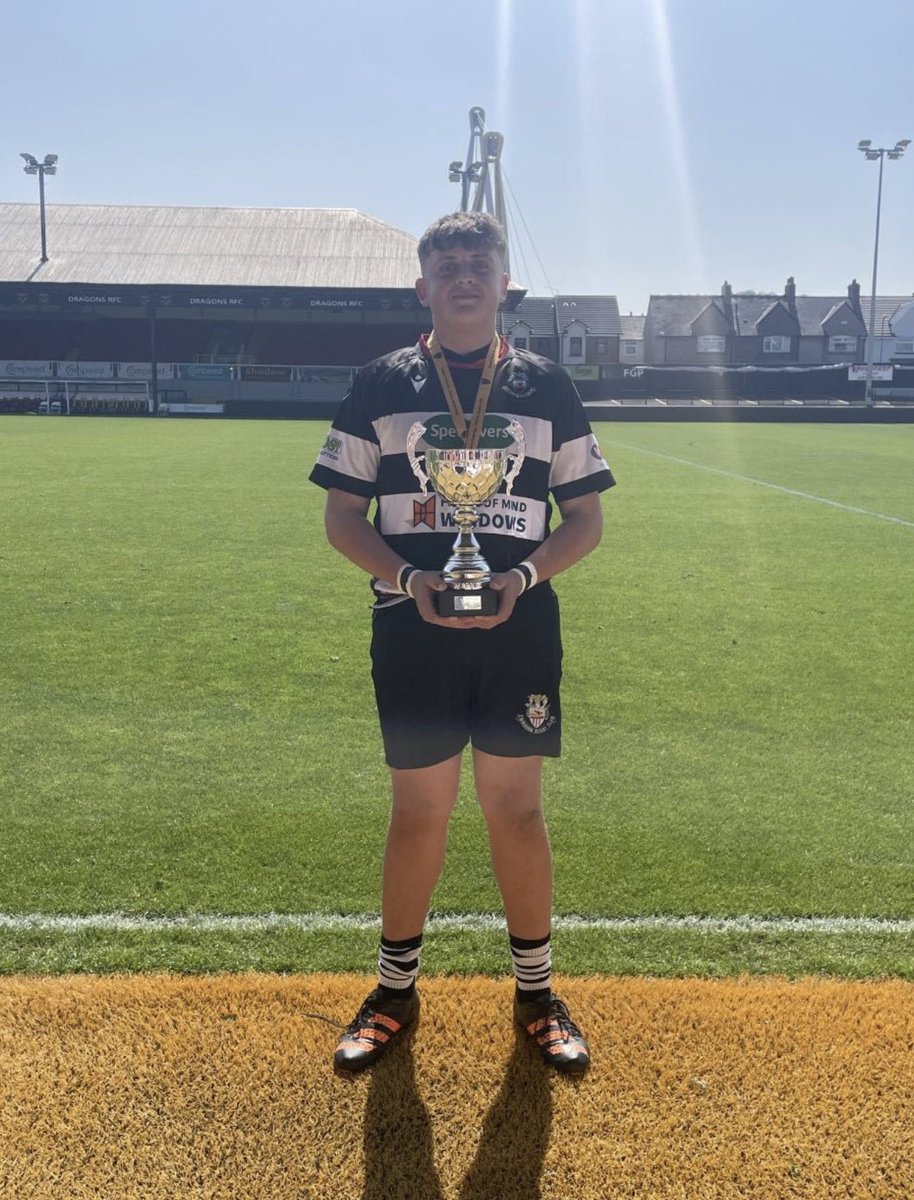 Llongyfarchiadau Charlie Price, 11EA, who played for Cwmbran RFC, winning the U16s Dragons Cup this weekend ⁦<a href="/MCSPE1/">MCS PE</a>⁩