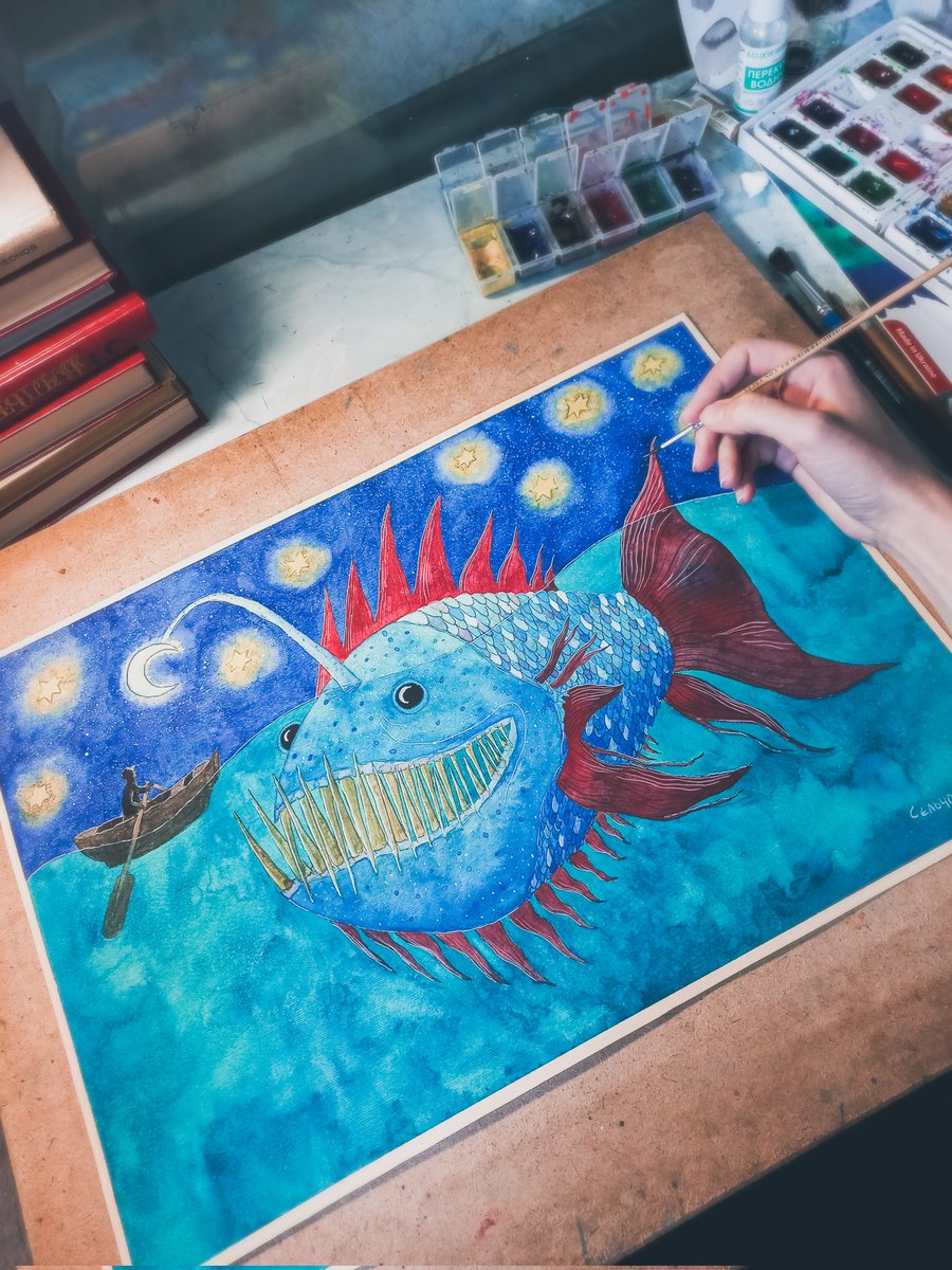 Hello everyone, and I continue to prepare for the next exhibition, I drew such an illustration:
#art
#artwork
#illustration
#NFT
#NFTCommunitys
#nftart
#watercolor