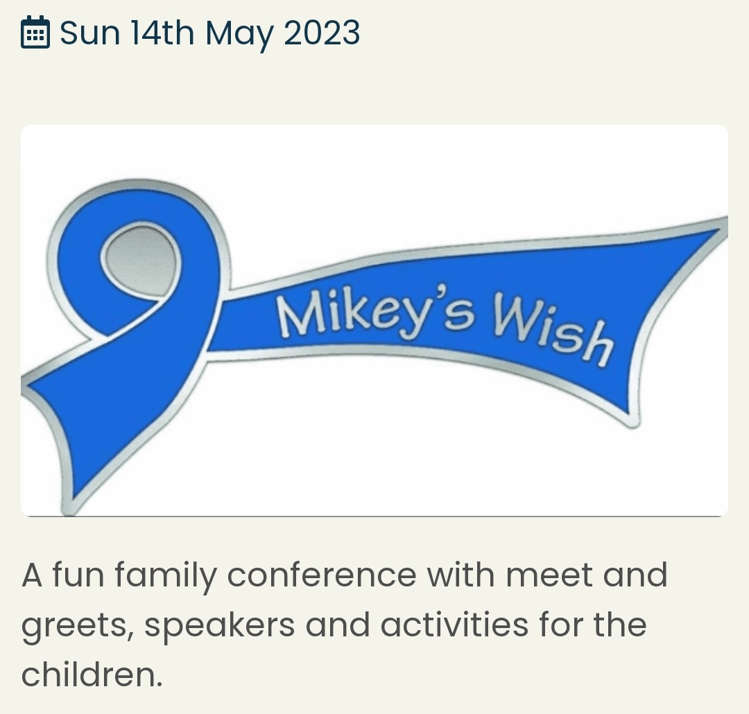 Five years since my first contact with the brilliant @MikeysWish_VDA! Honoured to be attending his conference today, celebrating all the great work that's going on in the #VerbalDyspraxia #ChildhoodApraxiaOfSpeech community as well as discussing what's next.