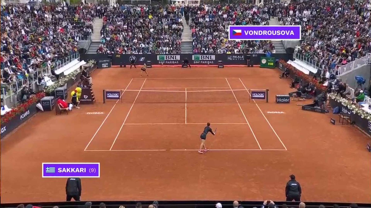 FansSakkari's tweet photo. @mariasakkari time
Roma R3 vs Marketa Vondrousova https://t.co/9wGb95DxcF