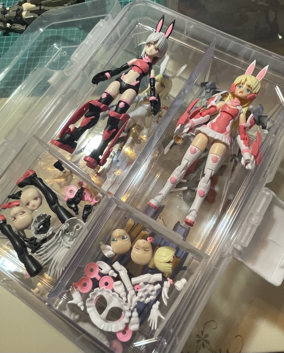 フレガ、メガミ、30MSの収納にもとても役立つ #モデラー100均活用術