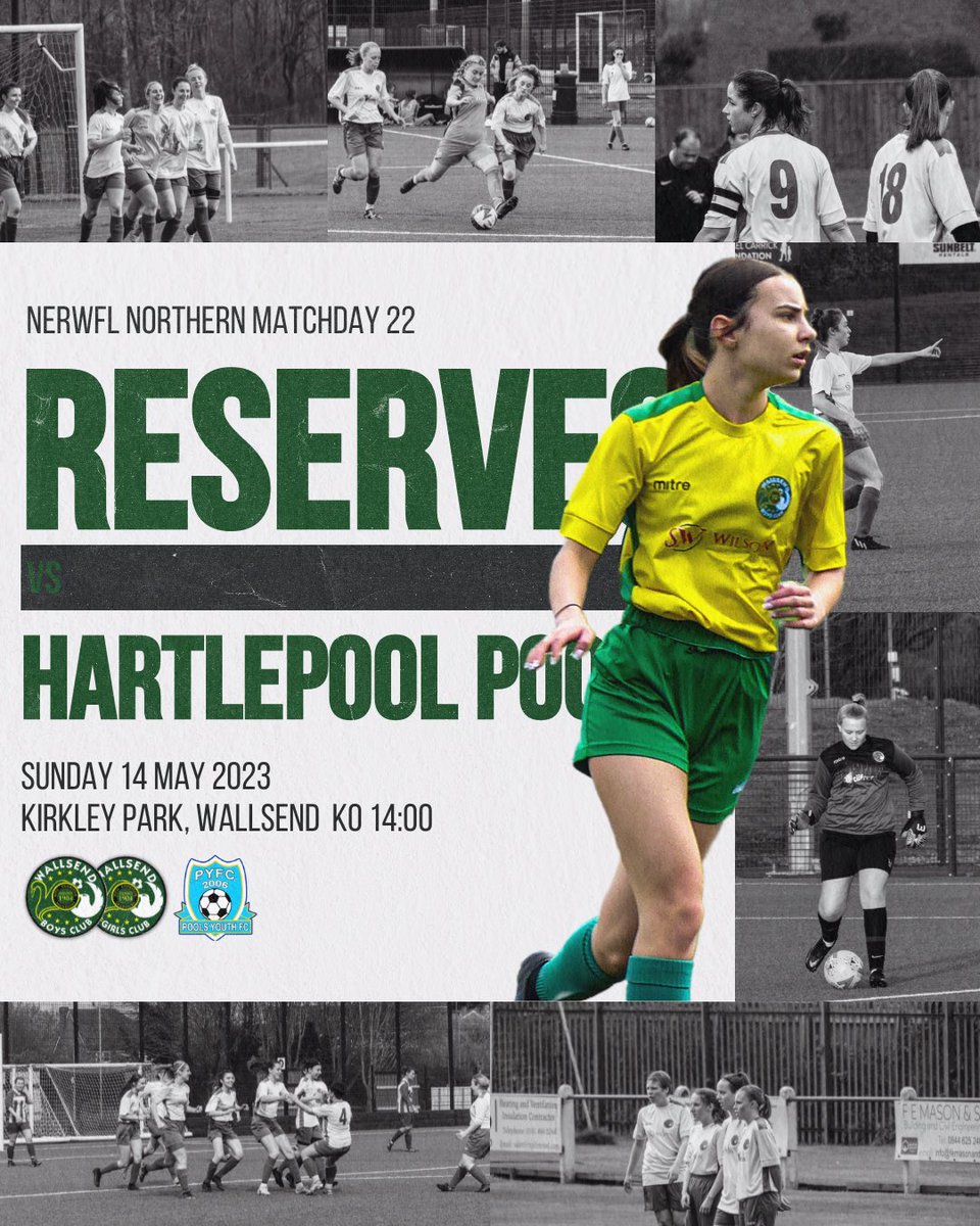 LAST ONE OF THE SEASON! 🫶

Our Reserves Team will face Hartlepool Pools Youth at 2pm this afternoon where they will lift the cup as #NERWFL Northern Champions! 🏆

Good luck to our First and Development teams in their last game today. 💚

#MoreThanFootball