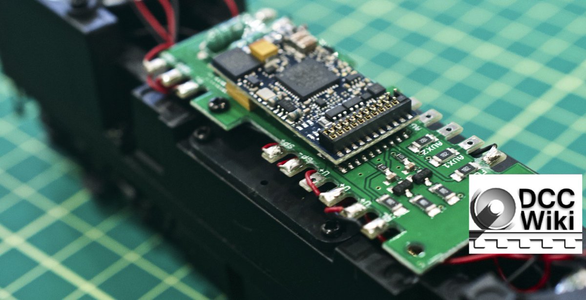 DCCWiki's tweet photo. LokSound 5/5 DCC multifunction decoders feature automatic calibration of motor parameters, such as BEMF, without editing CVs.
https://t.co/JmiiwOPqHL 
#OOgauge #hoscale #OGauge #Loconet #DCCSound #NScale #dccmodelrailroad  #digitrax #nmra 
#NMRADCC #fremo #TwitterModelTrainShow https://t.co/6k4wUikVdP