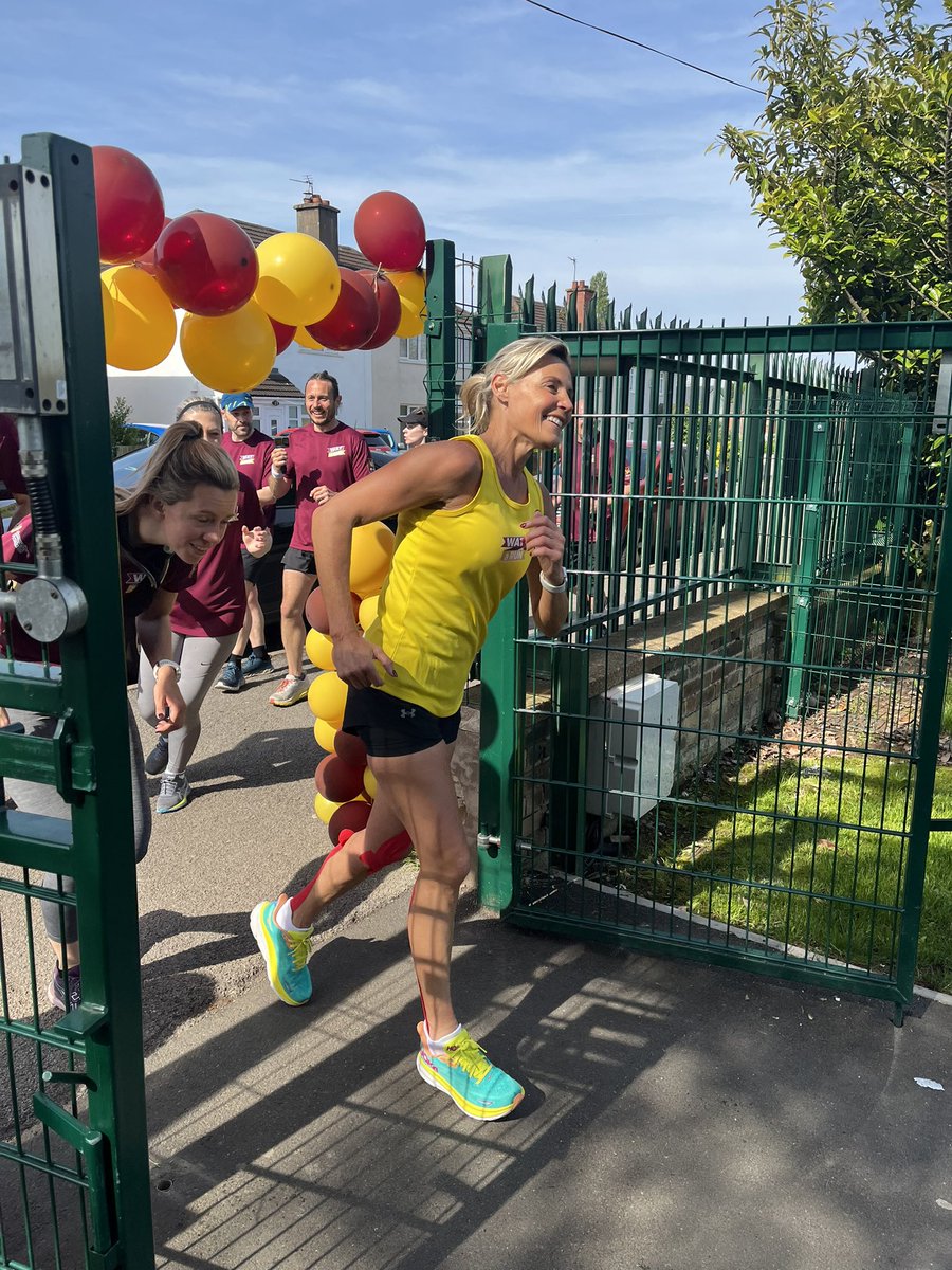 WinAcadTrust's tweet photo. Thank you @Rivers_MAT for such a fantastic welcome for our #WATaRun runners! Tremendous effort! 👏🏻 Next stop: @goldsmithwalsal https://t.co/tkleayVeS3