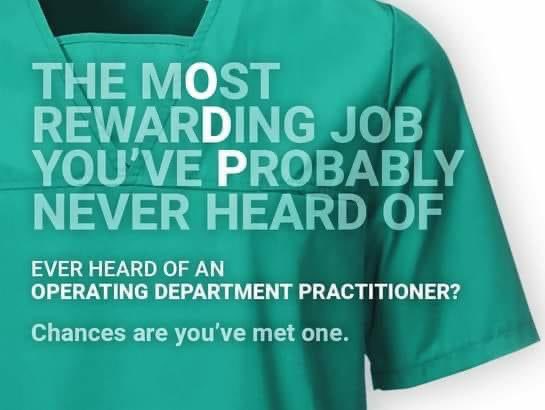 Happy  #ODPDAY to all my colleagues.

I’m so proud to be a Ward Leader and an ODP!

#NotallODPsWearScrubs