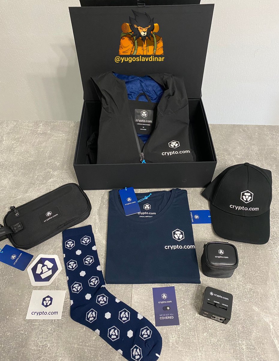 As a proud Private Member of @cryptocom, I am overflowing with gratitude  and excitement as I unwrap the extraordinary Exclusive Merchandise Welcome  Pack❗️🎁📦 #crofam @kris @ericnode @skalifowitz @LoadedLions_CDC  @cronos_chain @SupremeShaney ...