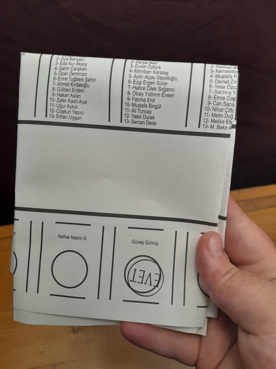 Bağımsız adayların ismini karınca duası kadar yazmışlar 🤦‍♀️