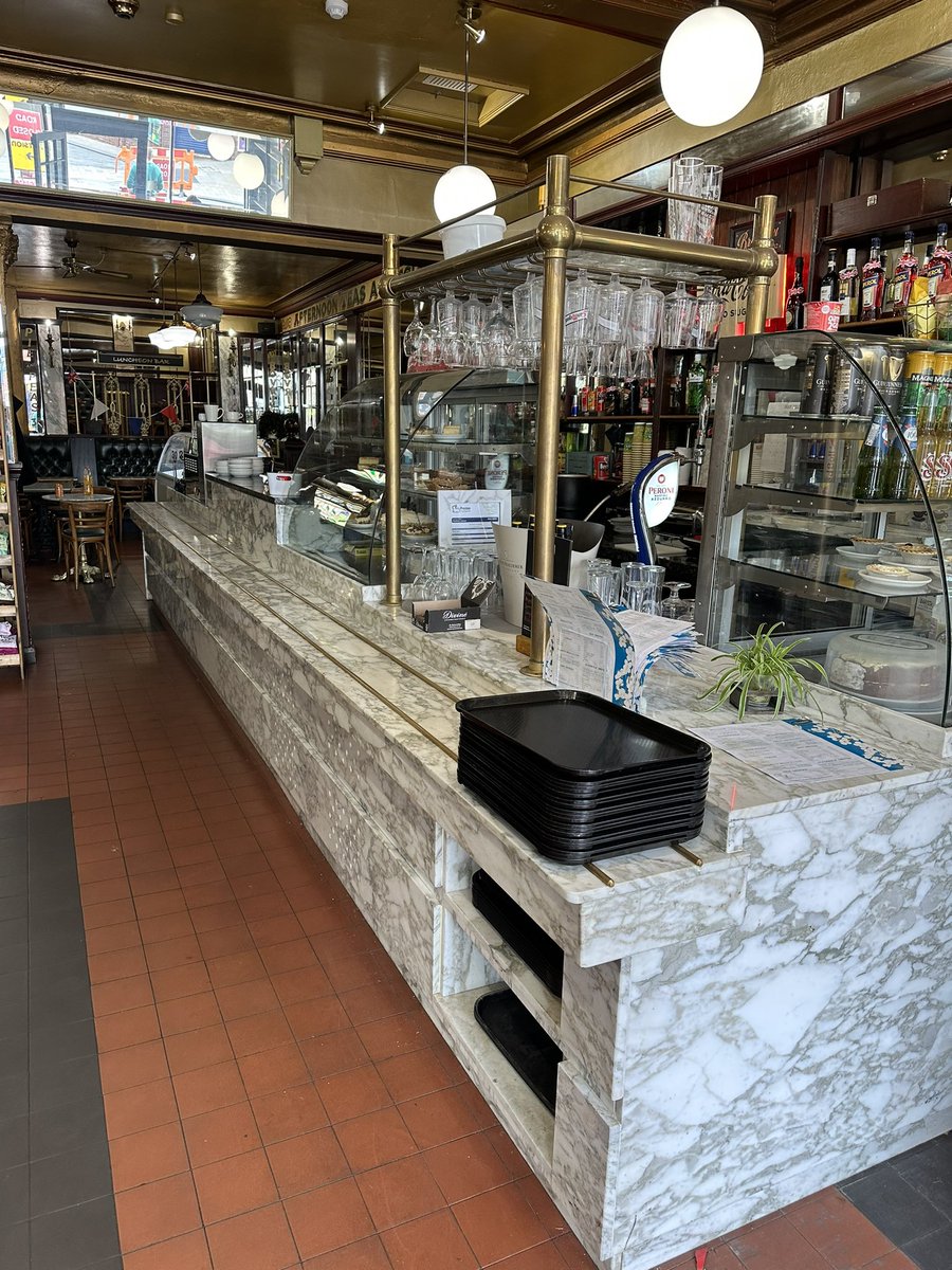 merseyview's tweet photo. Wonderful Italian Cafe in Preston over 100 years old #sliceofitaly #italiancafe #latte #breakfast #brucianni https://t.co/RremjxVKA1