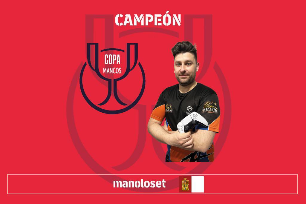 Tenemos ganador en la GRAN COPA MANCOS, en un partido vibrante @Manoloset1 se impuso por 4-2 a <a href="/gomadin_/">gomadin</a>  y se logra alzar con el trofeo de copa. 👏🏻👏🏻