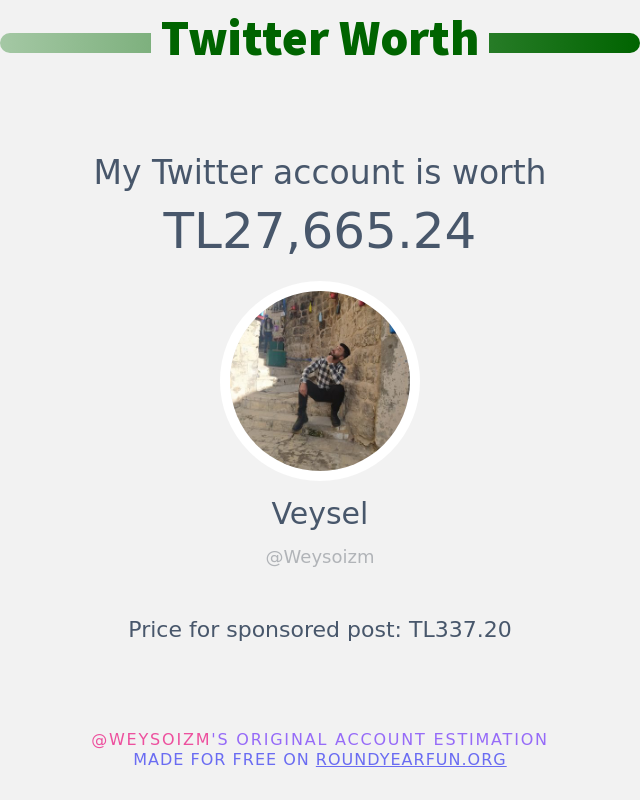 Weysoizm's tweet photo. Twitter değerim: TL27,665.24

➡️ https://t.co/FL3oElBtOF https://t.co/gUVXbNI37E