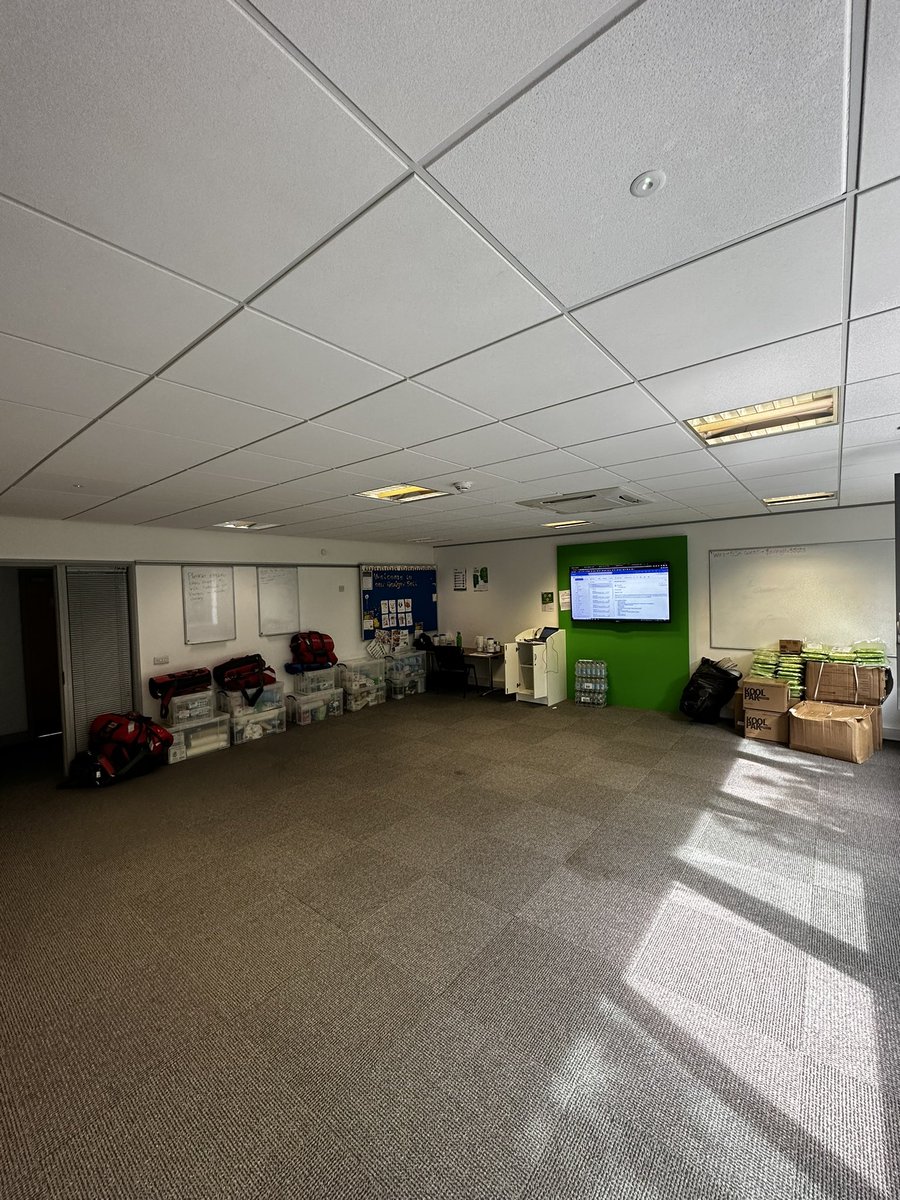 A week to go and we are doing the final preparations for Great Manchester Run next Sunday. <a href="/SJA_Logistics/">LogisticsTeam</a> <a href="/SJA_GM/">Greater Manchester St John Ambulance</a> <a href="/stjohnambulance/">St John Ambulance England</a>