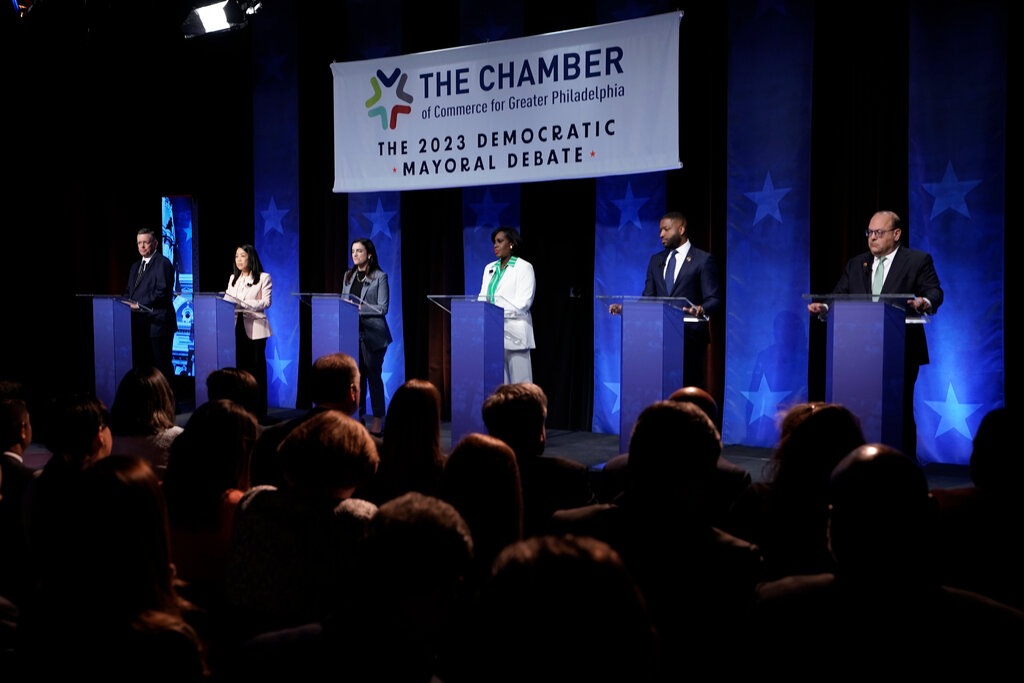 ViolenceFreeRI's tweet photo. "Philadelphia Democrats Clash: 5 Things to Know About the Mayor’s Race" by Katie Glueck via NYT https://t.co/4dAtxTmlLU https://t.co/jiFTGxqnmk