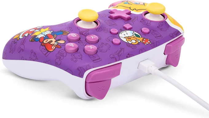 Official Princess Peach Battle controller for Nintendo Switch