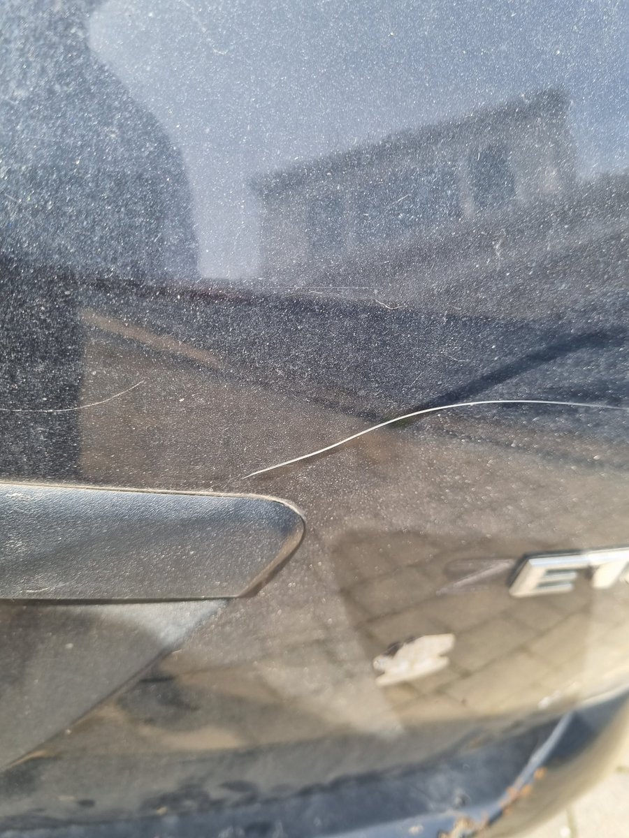 Droop69's tweet image. Love that someone's taken (wasted) their own time to key my car all the way round.... Thanks you've added to the millions of other scratches and dents.... #notbothered