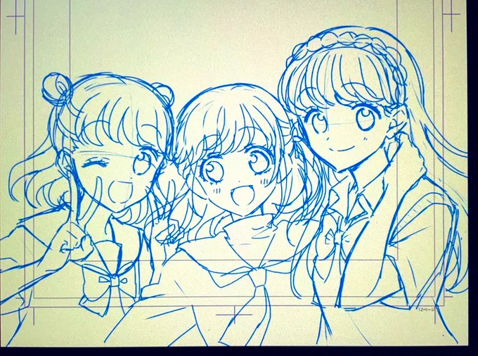 コミックスおまけ下絵