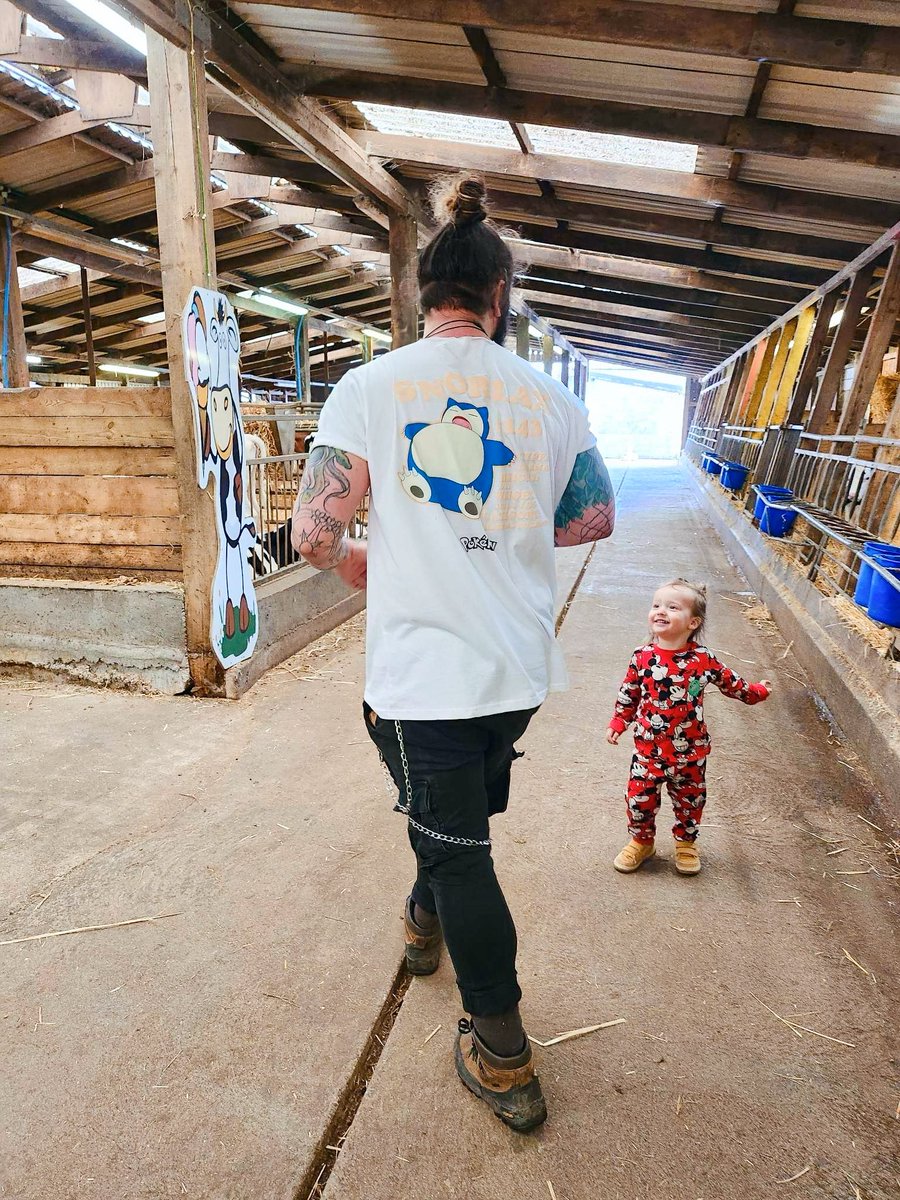 He was pretty thrilled to meet the cows