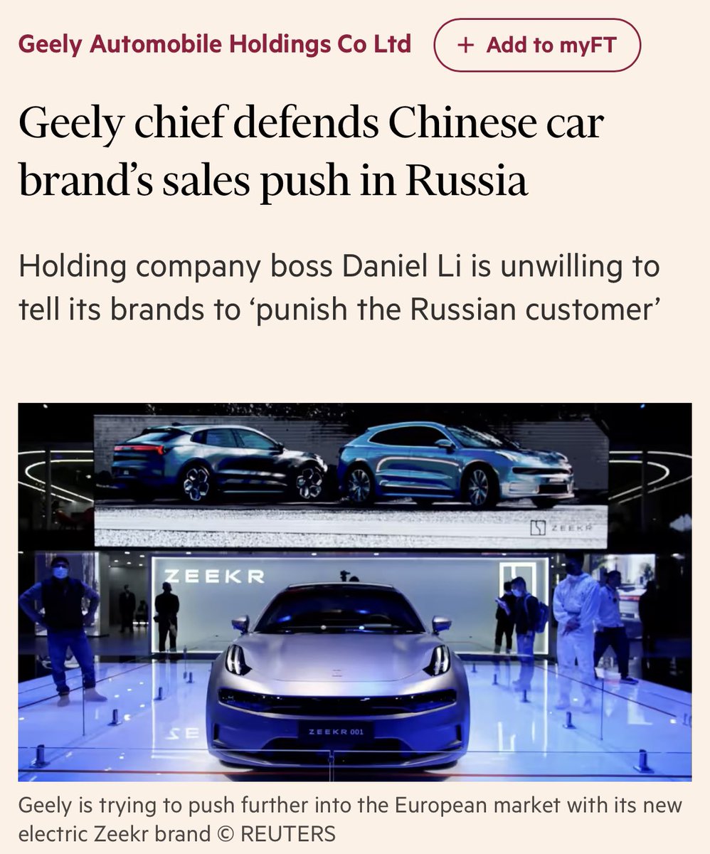 _mm85's tweet photo. Unfair, that Russians now get the best cars for starting a bloody war. https://t.co/i9Ad0pftUZ