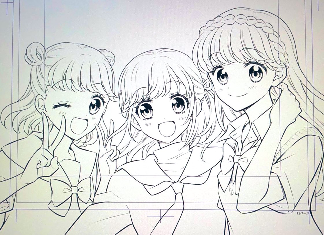 🌸コミックスおまけ線画🌸