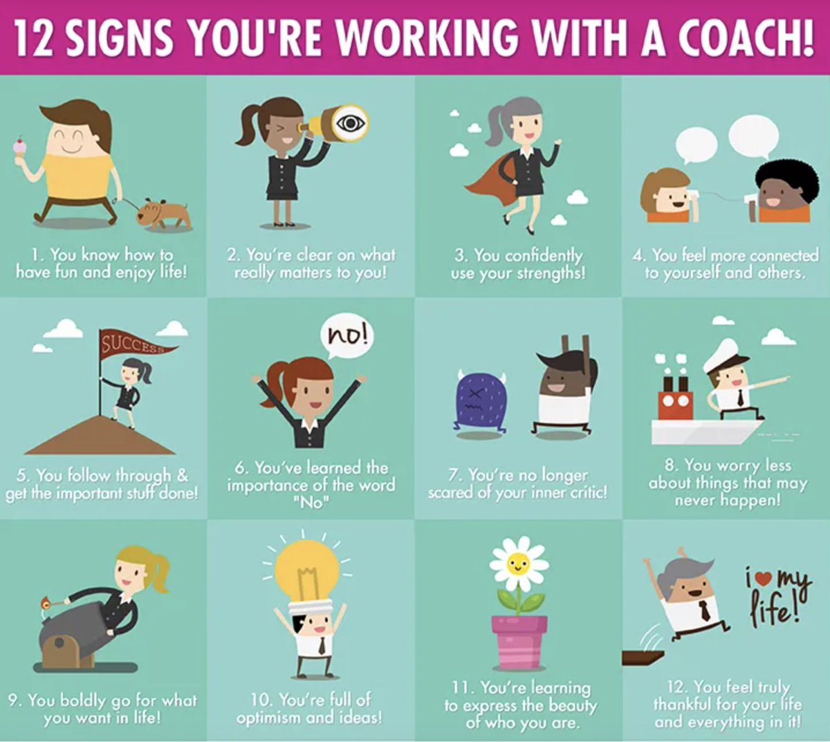 As #InternationalCoachingWeek2023 draws to a close, let's acknowledge the powerful benefits of working with a coach: clarity, accountability, growth, and success. Contact me to find out more or to book a #coaching session.  #personaldevelopment #coachingforlife #takeaction
