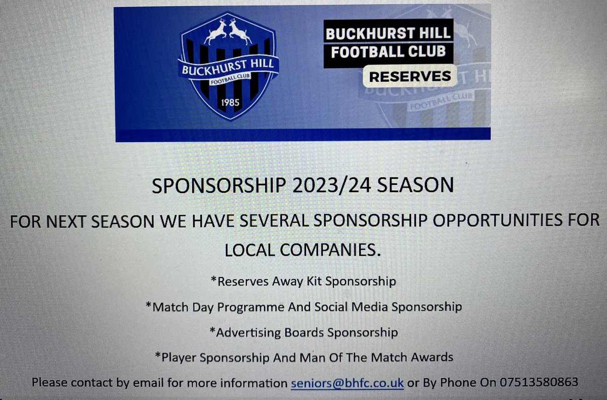 Buckhurst Hill Reserves 23/24 tweet media