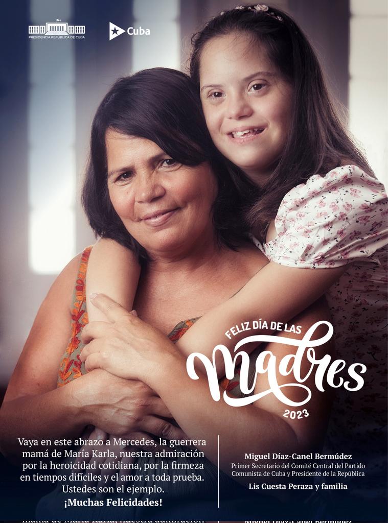 El amor todo lo puede. Cada madre cubana es una prueba. A todas, infinitas gracias y mucho amor hoy, #DíaDeLasMadres y siempre. Felicidades madres y abuelas de #Cuba