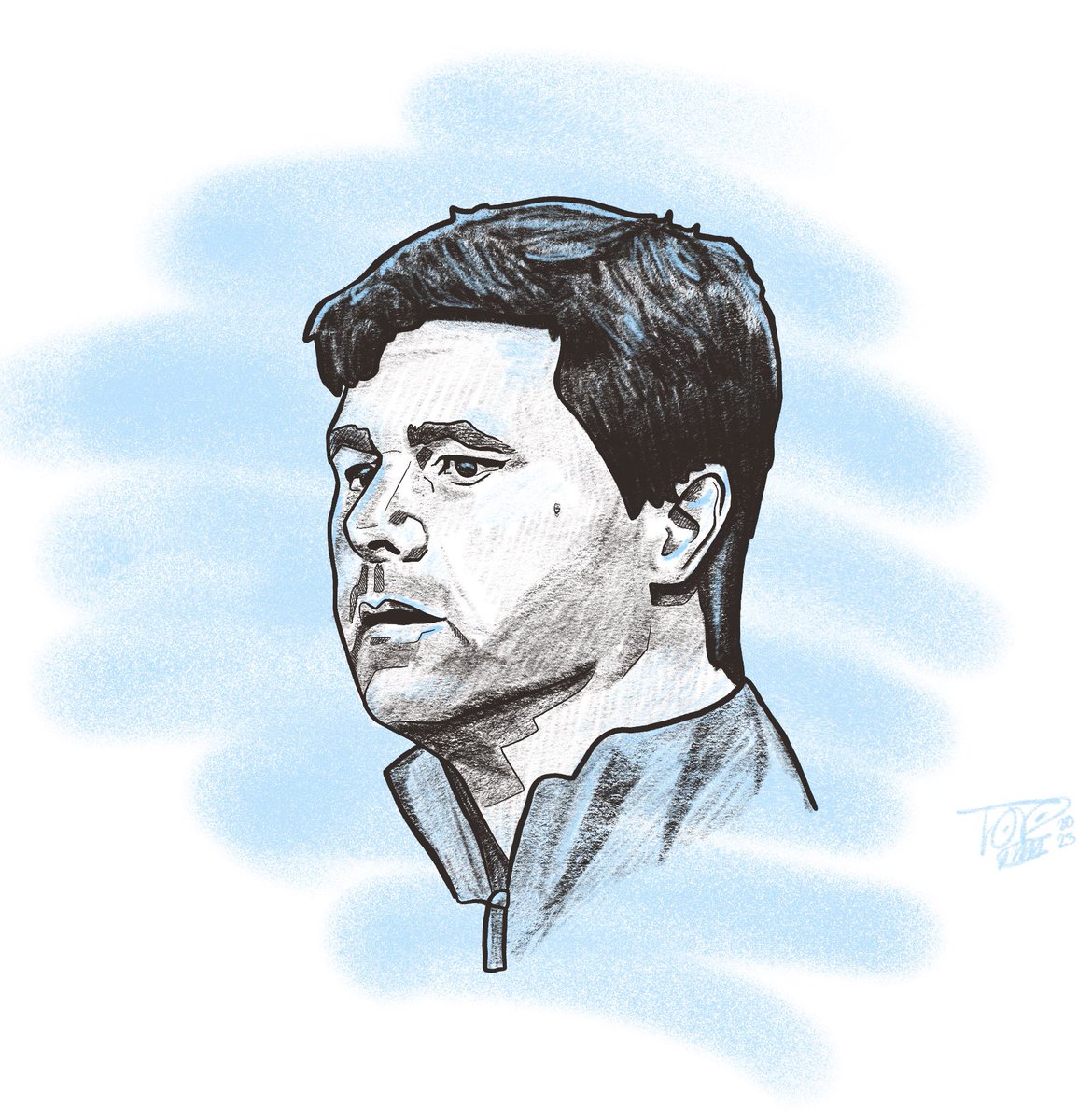 CarefreeTor's tweet photo. Quick Pochettino study last night #HesBlue π https://t.co/ZZn5OCSb8u