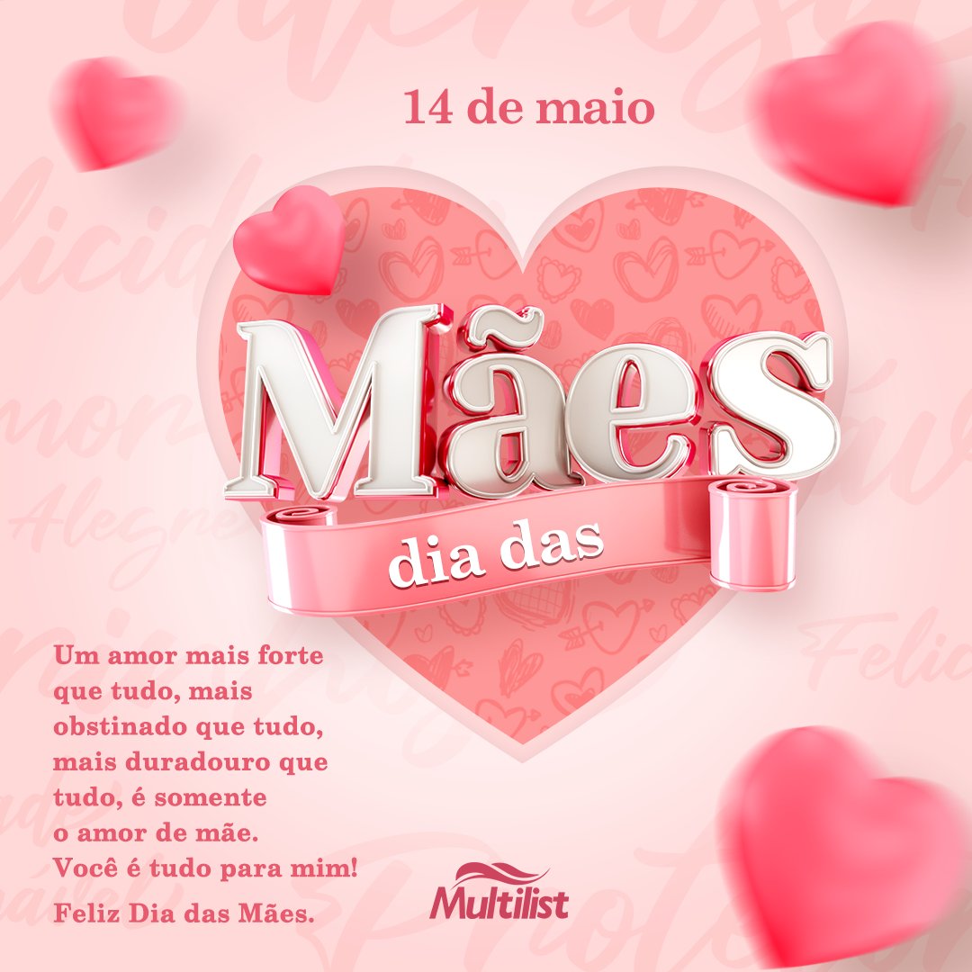 multilistdist's tweet photo. Ela está sempre presente, encorajando e apoiando em todas as fases da vida. Sua dedicação e amor incondicional são um exemplo inspirador para todos. A Multilist deseja que este dia seja muito especial para todas as mães!" ❤👑🌸

#felizdiadasmães #santacatarina #mães #homenagem https://t.co/8CT4YS45vn