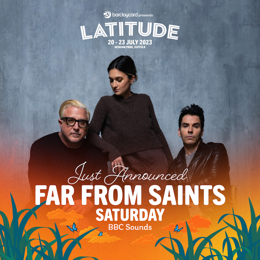 LatitudeFest's tweet photo. Kelly Jones of @stereophonics has just announced on @VirginRadioUK that his new project, @farfromsaints, will be heading to #BarclaycardxLatitude 2023! 🙌

The band, also made up of @pattykinskins &amp; Dwight Baker of @TheWindTheWave, will play our BBC Sounds Stage on the Saturday. https://t.co/ZGlSJl6Wi5