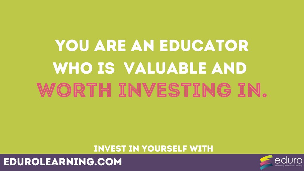 🚧What holds you back from investing in your own professional growth? 👉🏻 You are worth investing it. 🚀 Learn how our private mentoring or global cohort certificate programs can help you develop as an educator and leader today at edurolearning.com #coachbetter #pd