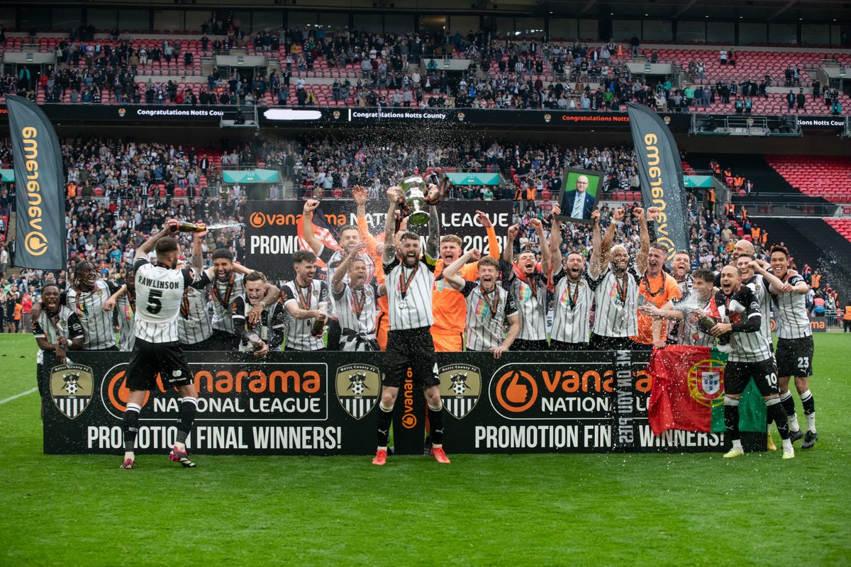 JohnJBostock's tweet photo. We did it! What an honour it is to play for this special club.

From starting the season with no club, to ending it by scoring and lifting a trophy at Wembley. God is faithful! 

#coyp https://t.co/Qk4BTRJNpc