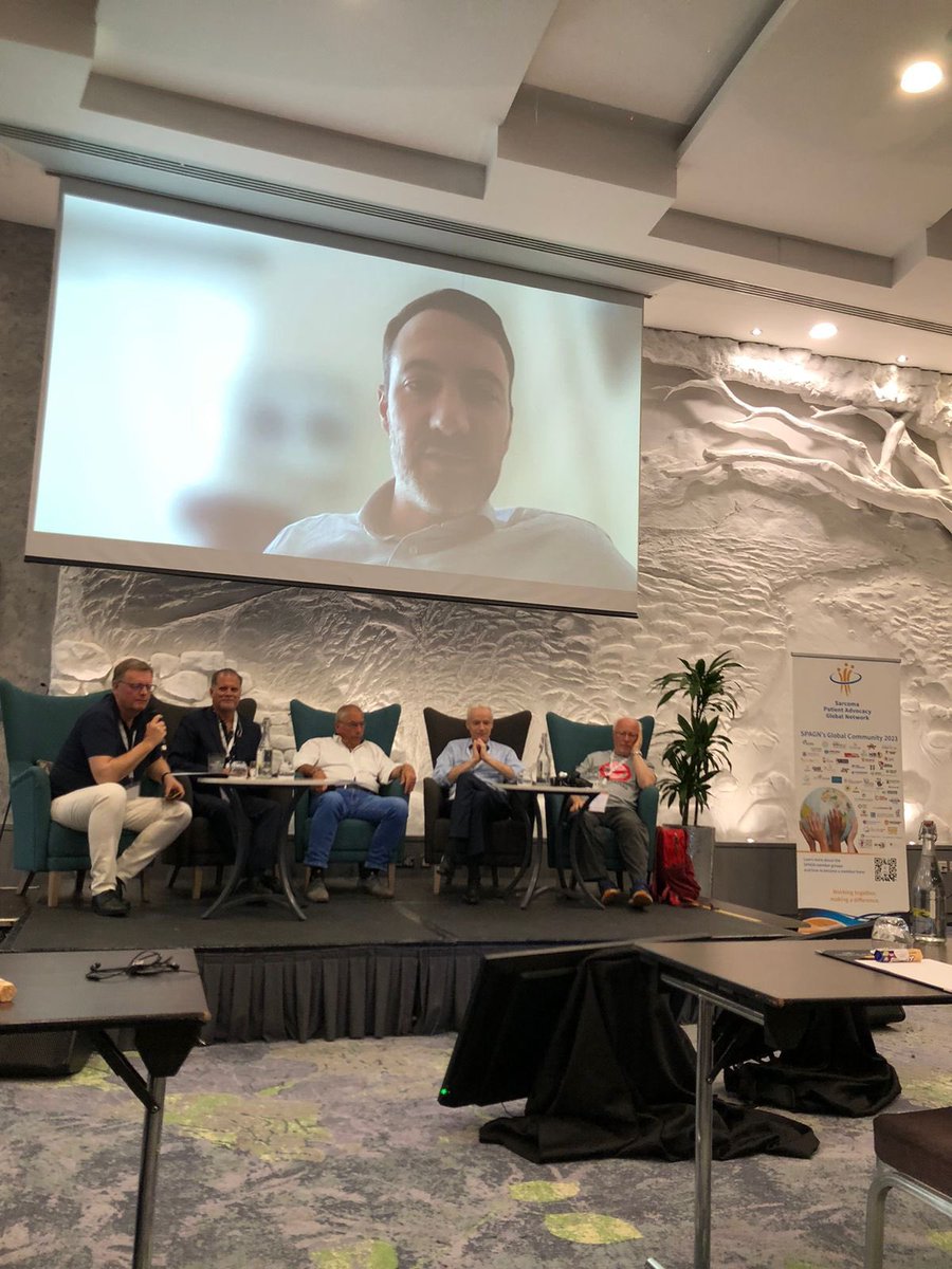 Liferaftgroup's tweet photo. "The main setting for ctDNA is in advanced disease,especially to guide treatment for patients." @DrCeSarcoma during day 2 of #NewHorizons23 along with @JTrentMDPhD , @RobinL_Jones , Markus Wartenberg, David Josephy, Peter Reichardt &amp; Marco Baia (virtual) #GIST #ctDNA https://t.co/sLU1sMDODQ
