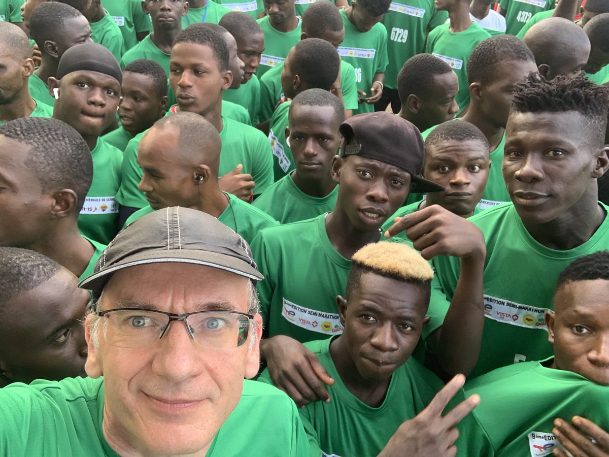 HMAJohnMarshall's tweet photo. Semi-marathon @TeamTotalEnrg Guinée ❤️ 🇬🇳 https://t.co/fDkf1UXJzb