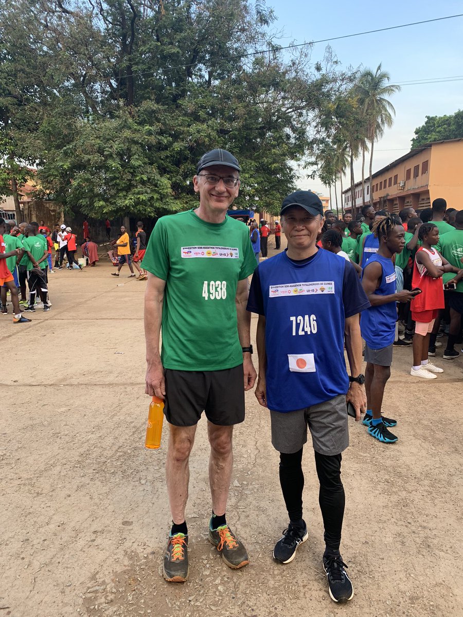 HMAJohnMarshall's tweet photo. Semi-marathon @TeamTotalEnrg Guinée ❤️ 🇬🇳 https://t.co/fDkf1UXJzb