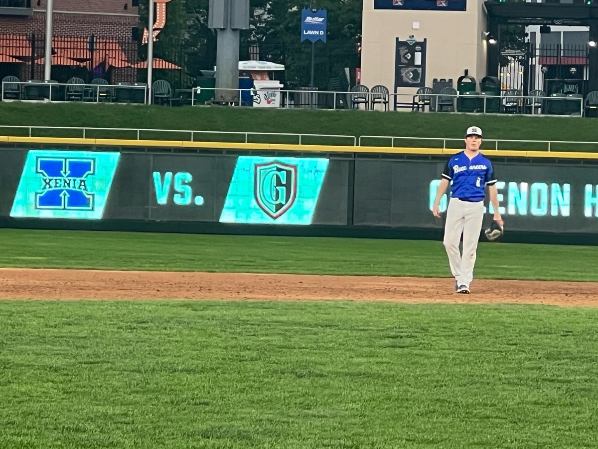 XeniaAthletics's tweet photo. “WINNERS”
@Xenia_Baseball defeats Greenon 7-3 at Dragons field!  Wells picks up the win throwing 5 scoreless! https://t.co/50qF5FQpEu